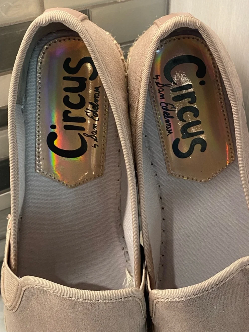 Circus by Sam Edelman Christina Platform Espadrilles Pink Sand 9.5M